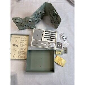 Vtg Sears Kenmore Sewing Machine Buttonholer Attachment 9 Cams & 13 Stitch Cams
